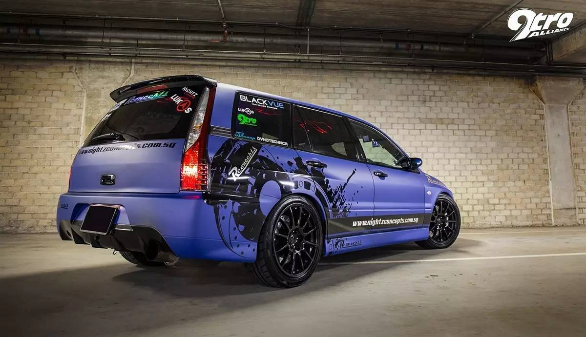 曾经最强的旅行车 三菱evo ix 瓦罐!