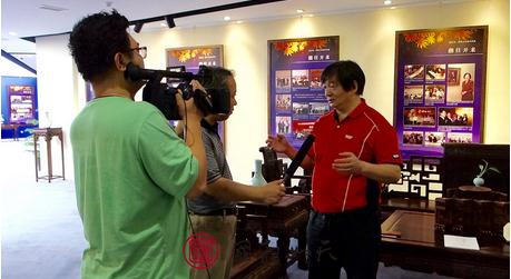 天受邀携苏作非遗红木家具参展2016徐悲鸿艺