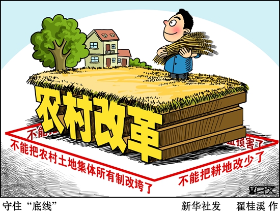 新华时评:农村改革要牢牢守住四个不能底线|