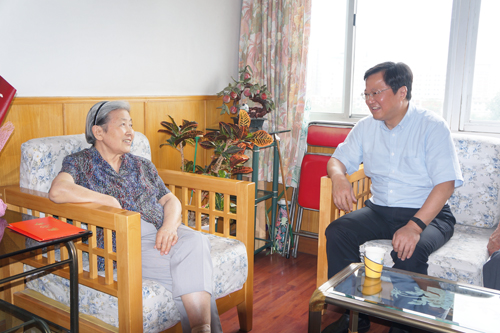 长走访慰问粮食系统的老党员|粮食|党员|国家粮