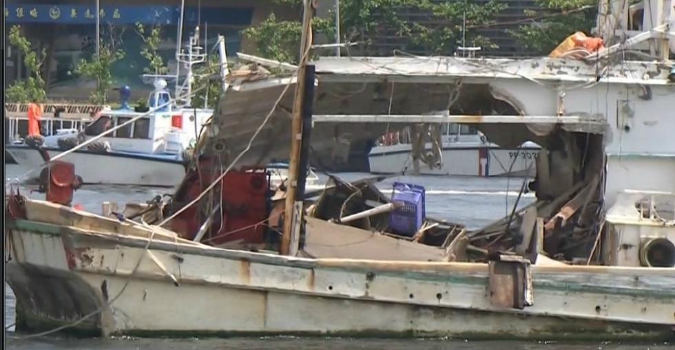 “误射”事件所毁伤的渔船