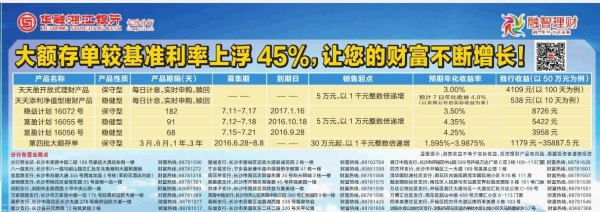 大额存单较基准利率上浮45%,让您的财富不断