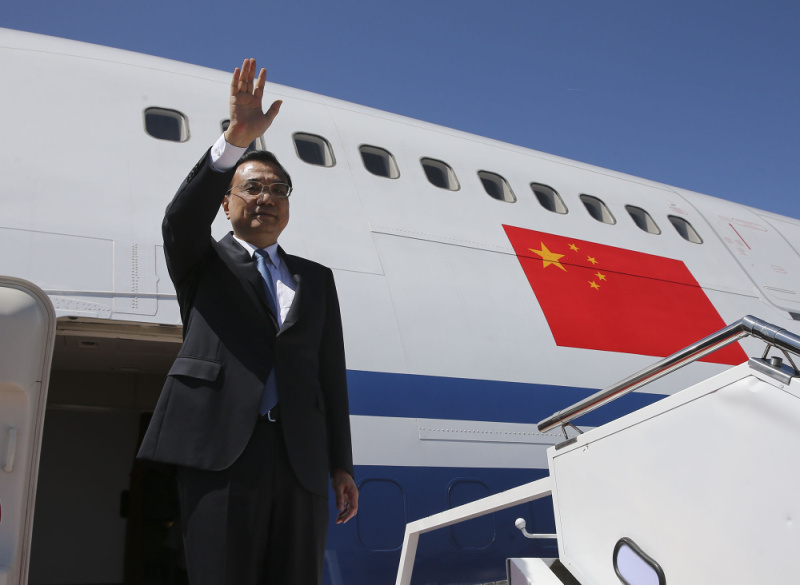 李克强结束出访回到北京|北京|蒙古国