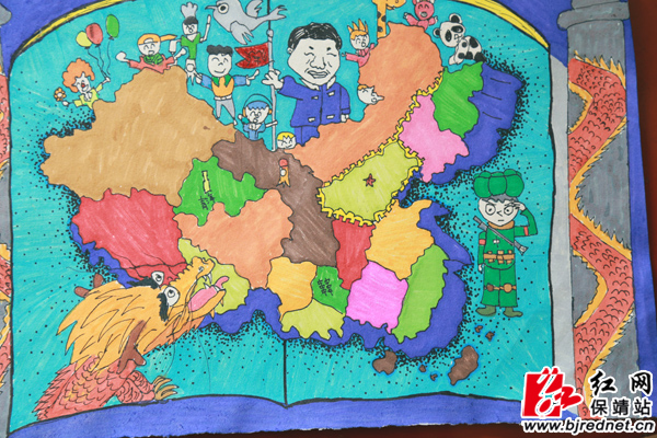 保靖儿童巧手绘地图情系“美丽祖国·我的家”|地图|祖国|美丽_新浪新闻