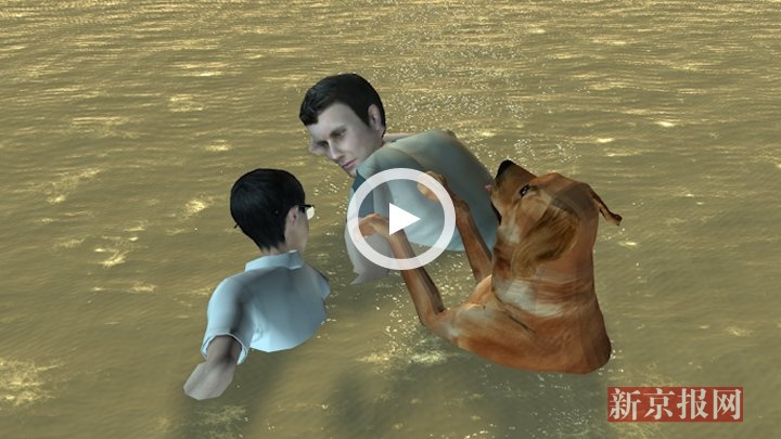 3D:少年营救落水爱犬身亡 狗狗绝食等主人归来