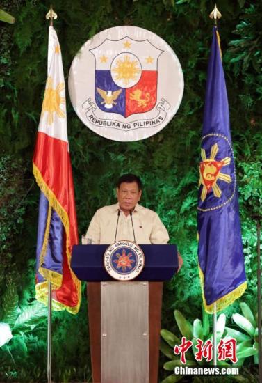 资料图：菲律宾总统杜特尔特。中新社记者 钟欣 摄