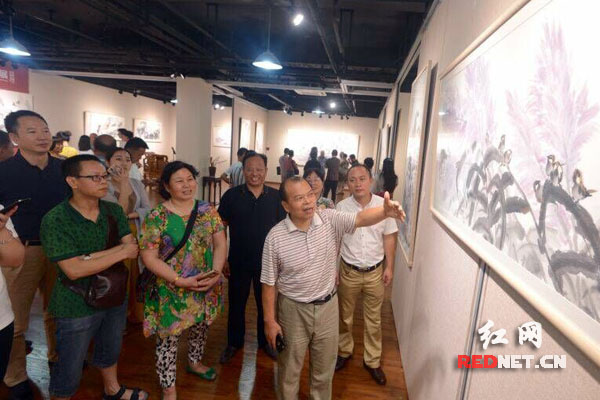 杨建五中国画全国巡展长沙站开幕