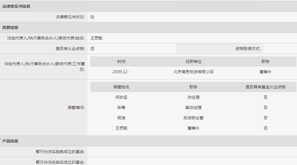 王思聪无基金从业资格+无备案产品 私募公司被