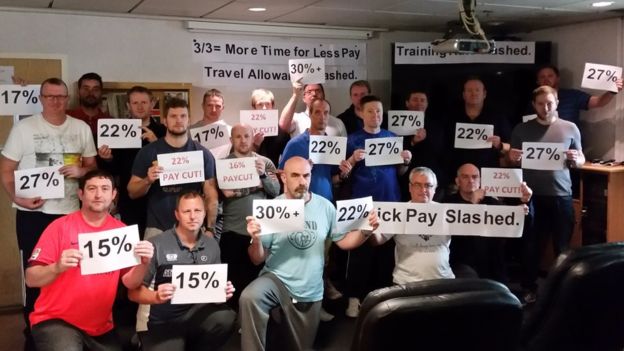 英国北海石油工人举行大罢工-产业经济-电气工