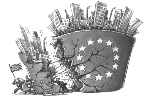 英国脱欧引发多米诺骨牌效应|英国|欧盟