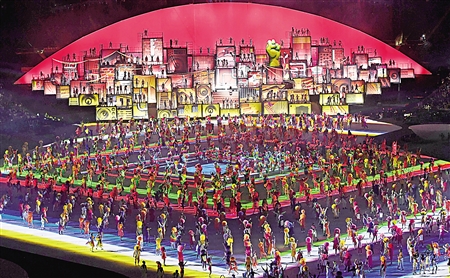 里约奥运会激情开幕 可以,这很巴西很艺术|开幕