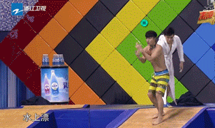 有人说,昔日的奥运冠军,整天不好好训练,参加这种综艺节目的录制浪费