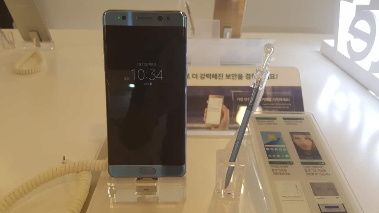 虹膜识别+防水技术 三星Galaxy Note7打安全牌