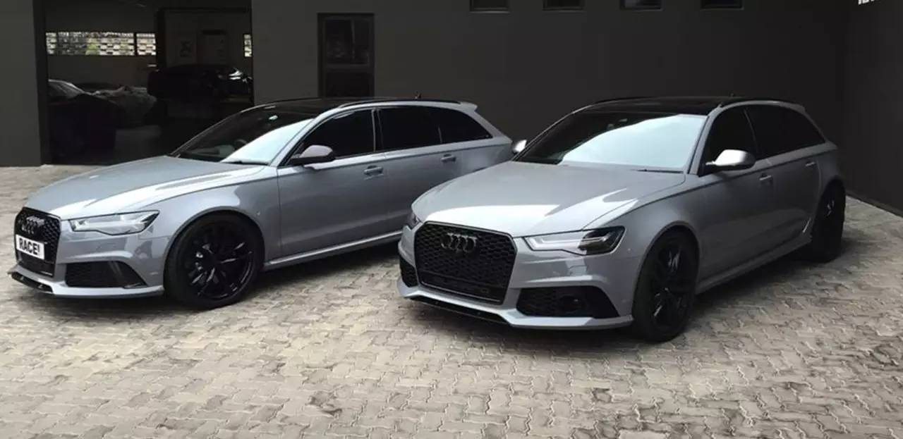 余文乐提新车奥迪RS6 带外籍性感美女游玩!还玩自拍~