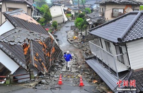日本熊本大地震发生4个月 千余灾民仍无家可归