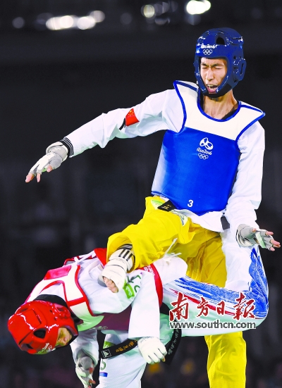 赵帅势如破竹夺跆拳道首金