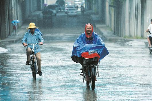 图文:暴雨后迎久违凉爽 江城气温逐渐回落