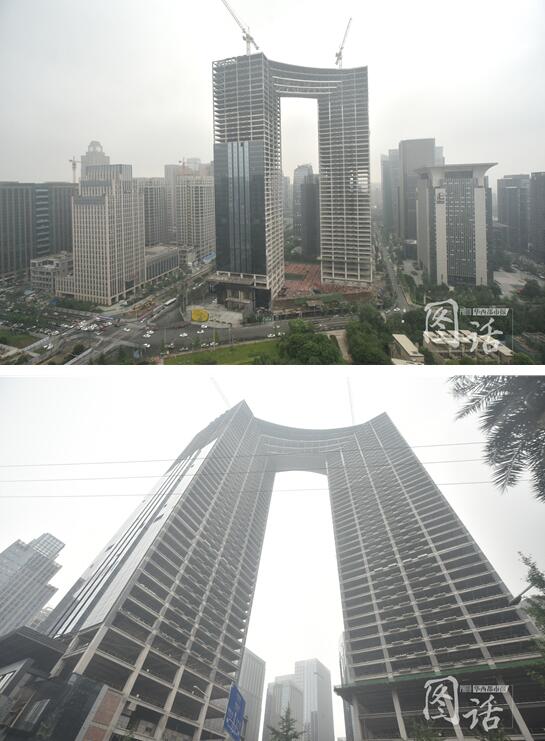 裤衩建筑:网友戏称直筒牛仔裤|建筑|成都|东方