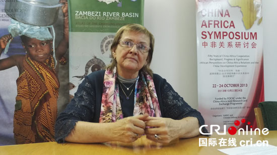 南部非洲中非关系研究所所长菲利斯·琼森女士