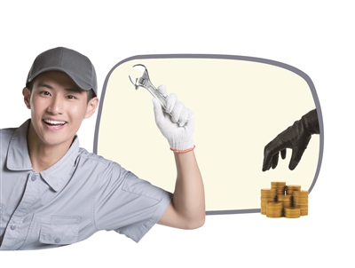 买个油烟机却来两拨安装工 冒牌货装了非原厂