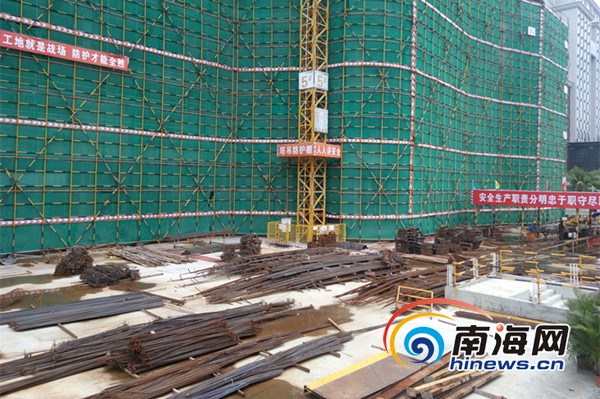 三亚一工地夜间施工扰民遭投诉 未取得夜间作