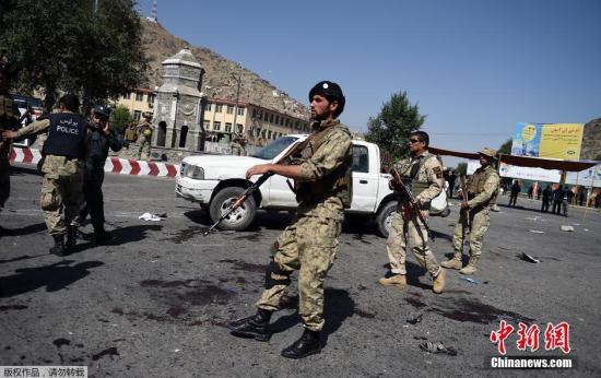 资料图：当地时间7月23日中午，阿富汗首都喀布尔发生连环爆炸。