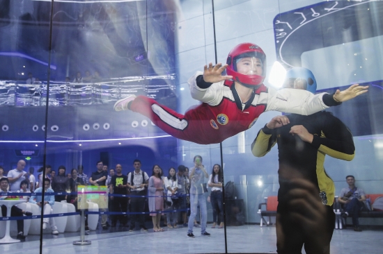 长沙飞行体验馆带你感受18级台风|飞行|长沙