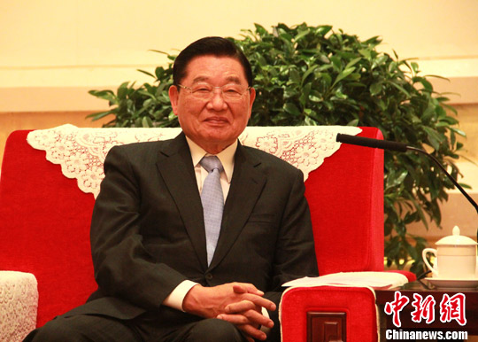 资料图:江丙坤。张一辰 摄