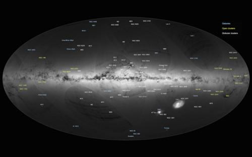 ”盖亚“所绘制的银河系地图。（图片来源：ESA/Gaia/DPAC）