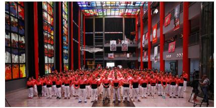 中国叠人塔出征世界人塔大赛决赛|中国|西班牙