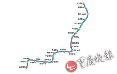 轨道9号线一期从你家门路过|轨道|重庆|轨道交通