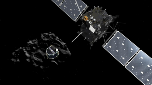 罗塞塔探索器撞向彗星