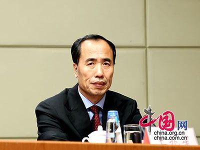 中国银监会副主席王兆星（中国网 宗超摄）