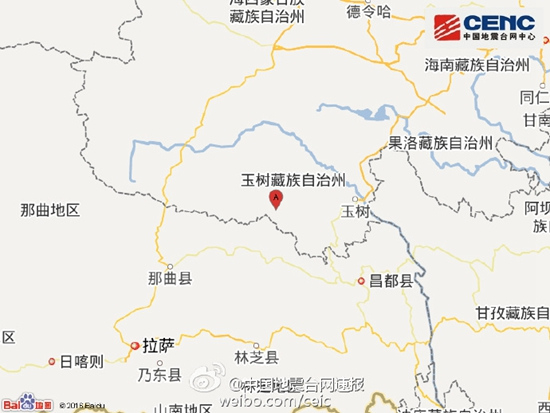 青海玉树发生6.3级左右地震 震中平均海拔4700米
