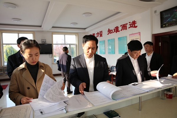 松原市领导调研乾安县安全生产和新农村建设工作
