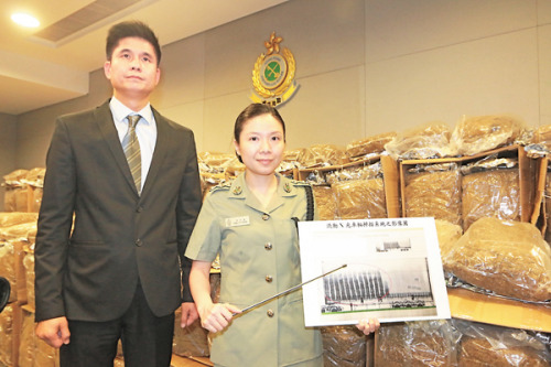 香港海关检出2400万元走私烟草 为14年来最大