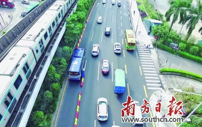 深圳推国内首条自动化潮汐车道|潮汐车道|自动化