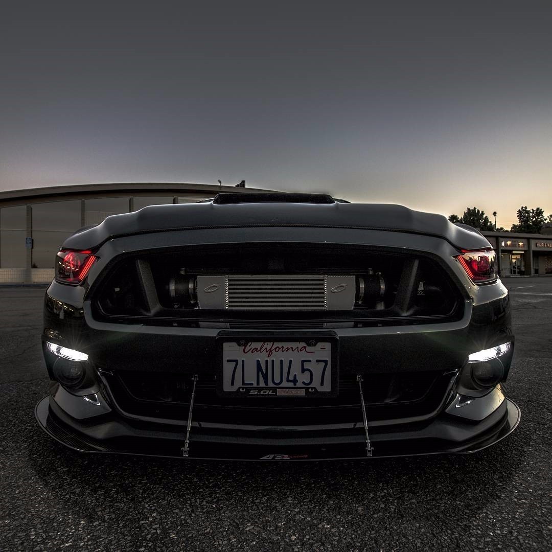 给5.0 V8的福特野马加个大涡轮