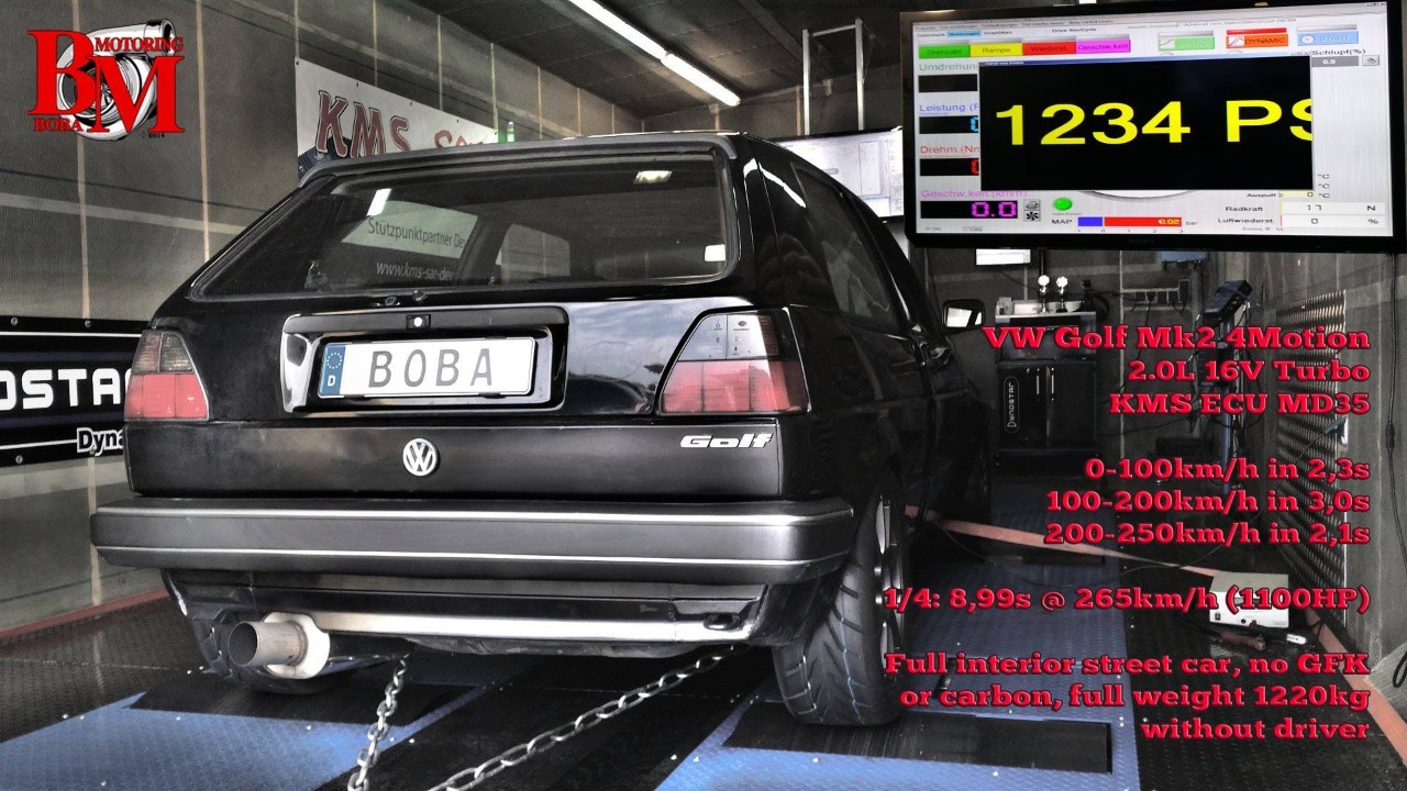 把30年前的高尔夫爆改到1234匹