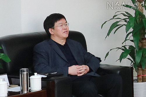 河北经贸大学党委书记董兆伟和校长纪良纲一行