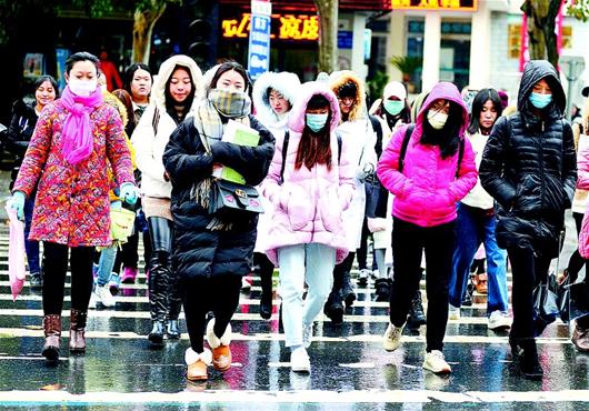 图文：明天，寒潮结束气温回升