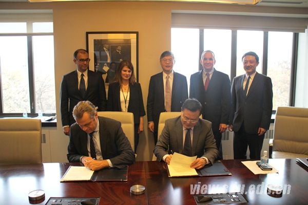 张荣率团访问芝加哥大学弗吉尼亚理工大学