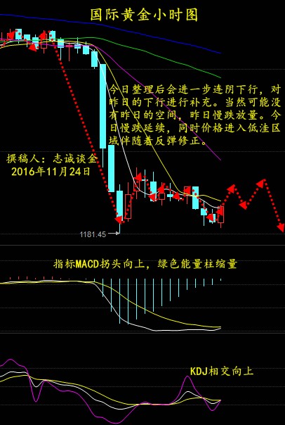 志诚谈金:11.24原油上涨冻产利好美原油白银黄
