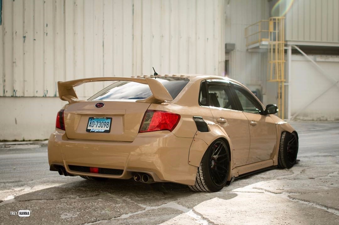 斯巴鲁WRX STI改装宽体造型-手机新浪汽车