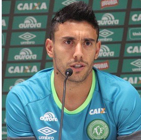 巴西沙佩科恩斯足球俱乐部(Chapecoense)10号球员、球队后卫Alan。