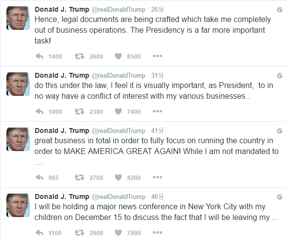 为了当好总统让美国再次强大 特朗普说要脱离