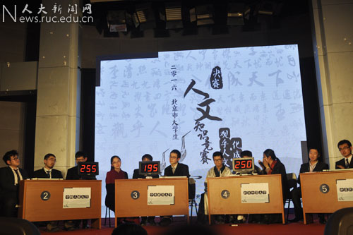 中国人民大学代表队夺得北京市人文知识竞赛冠