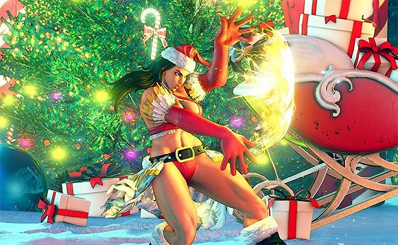 《街霸5》推出圣诞场景和专属服饰Steam,PS