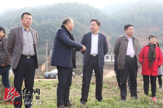 祁阳县委书记周新辉调研挂榜山生态旅游开发项目