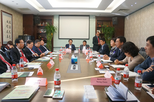 周惠会长、孟冬平副会长会见马中总商会第十一